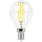 Лампа светодиодная LED 9вт Е14 белый шар FILAMENT