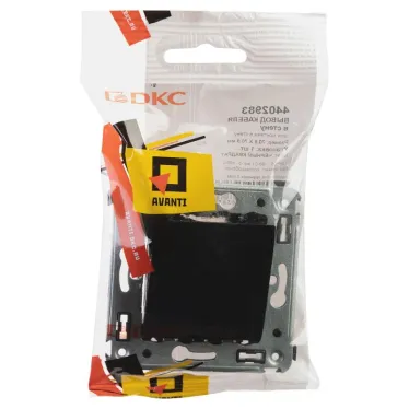 Avanti Вывод кабеля из стены , Черный квадрат