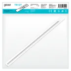 Шинопровод осветительный встраиваемый 1м белый (с адаптером питания и заглушкой) | TR127 | Gauss