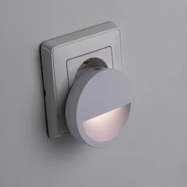 Ночник светодиодный 0.45w круг белый