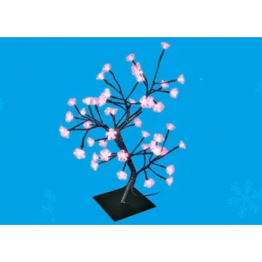 Дерево светодиодное "Сакура"  ULD-T3545-048/SBA PINK IP20 SAKURA   45 см. 48 диодов. Розовый свет. шнур черный | UL-00001401 | Uniel