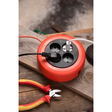 Удлинитель-рулетка 4x10 м без заземления ПВС 2x0.75 10А/2.3кВт PROxima