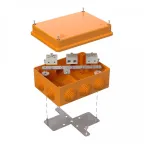                  Коробка огнестойкая для кабель-канала 40-0450-FR2.5-4-П Е15-Е120 с термопредохранителем 75х75х30
               