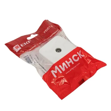 Розетка Минск TV 1-местная ОП 75Ом 5-862МГц белая