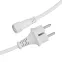 Шнур питания ARD-CLASSIC-ICEFALL-1.5м White (230V) (ARDCL, Закрытый)