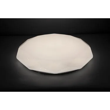 Светильник светодиодный ДБО-36w матовый с эффектом Звездного неба регулировкой цветовой температуры 3000-6500К светового потока max 2900Лм и режима освещенности с пультом управления и таймером выключения