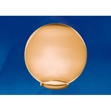 Рассеиватель в форме шара для садово-парковых светильников. Диаметр - 250мм. Тип соединения с крепежным элементом - посадочный. Материал - САН-пластик. Цвет - бронзовый. Упаковка - 4 шт. в групповой картонной коробке.UFP-R250B BRONZE