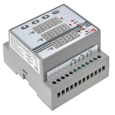 Амперметр AD-G33 цифровой на DIN трехфазный PROxima (без поверки