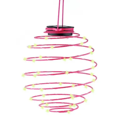 Светильник садовый подвесной Спираль на солнечной батарее, 22 см ERASF012-29