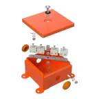                  Коробка металлическая огнестойкая 70-0360-FR2.5-8 Е15-Е120 110х110х65
               