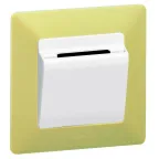 Valena LIFE/ALLURE Лицевая панель для выключателя электронного с ключом-картой Белая