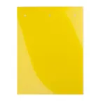 Табличка полужесткая для маркировки оболочек 100x60мм. Клейкое основание. ПВХ. Желтая (1 шт. на пластине, упак. по 10 листов)