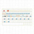 Комплект модульных наклеек большой (164х299) PROxima