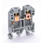 Зажим наборный 50А 6 мм.кв ЗН-101 серый