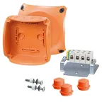 Коробка клеммная 130х130х77 IP65/66 огнестойкая Е30-Е90, PH120 Hensel