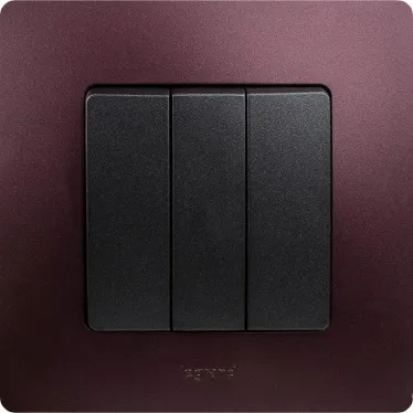 ETIKA Рамка 1 пост сливовая