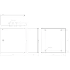 Корпус металлический SIMPLE ЩМПг-05 (400x400x175) IP54 У2 серый