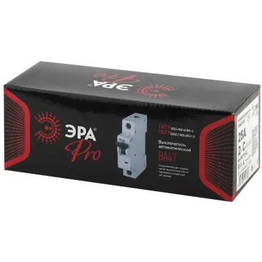 Выключатель автоматический PRO NO-901-54 ВА47-63 2P 25А кривая C 6кА ЭРА