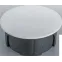 Коробка NSS-DB-SW-68-30-BL распаячная скрытого монтажа для твердых стен с крышкой черная d68х30