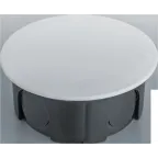 Коробка NSS-DB-SW-68-30-BL распаячная скрытого монтажа для твердых стен с крышкой черная d68х30
