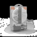 Лента светодиодная LED 2835/120-SMD 12 Вт/м 1200 лм/м 3000К DC 12В IP65 8мм комплект лента и драйвер (блистер 5м) Basic Gauss