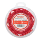 Трубка термоусаживаемая 6,0 3,0 мм красная, ролик 2,44 м, REXANT