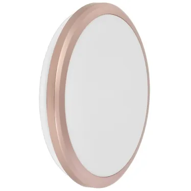 Светильник светодиодный ДПБ 3203 18Вт IP54 4000K круг розовое золото IEK