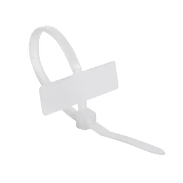 Хомут под маркер nylon 100x2,5 мм 100 шт. белый, REXANT