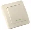 Выключатель одноклавишный скрытый с индикацией слоновая кость 16А