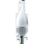 Лампа светодиодная LED 7вт E14 теплый матовая свеча на ветру