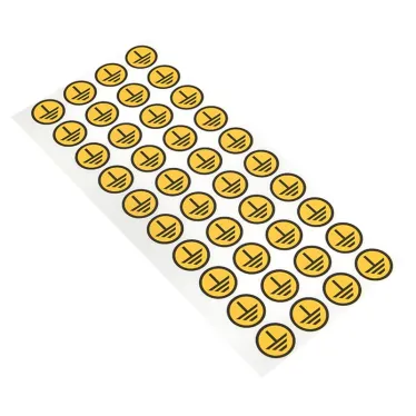 Знак безопасности ''Земля'' (круглый) d-20мм