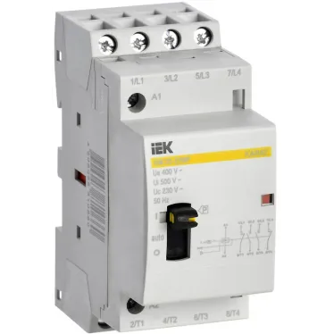 Контактор модульный с ручным упр. КМ20-22МР AC KARAT