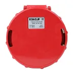 Розетка 234-63А-6h-380AC-3P+PE-IP67