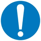 Знак M 11 ''Общийзнак (прочие предписания)'' ф200 мм, пластик ГОСТ Р 12.4.026-2001