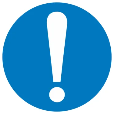 Знак M 11 ''Общийзнак (прочие предписания)'' ф200 мм, пластик ГОСТ Р 12.4.026-2001