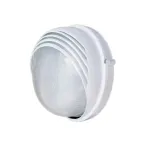 Светильник НПП1107 белый/круг ресничка 100Вт IP54 IEK