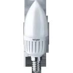 Лампа светодиодная LED 5вт E14 теплый матовая свеча