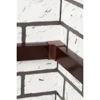 Угол внутренний (40х16) (4 шт) Plast под темное дерево