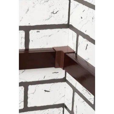 Угол внутренний (40х16) (4 шт) Plast под темное дерево