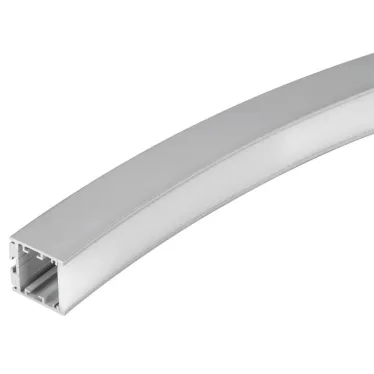 Профиль SL-ARC-3535-D1500-N90 SILVER (1180мм, дуга 1 из 4) (ARL, Алюминий)