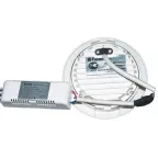 Светильник светодиодный ДВО-12w 4000K 960Лм со стеклом белый