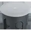 Коробка NSS-DB-SW-70-40-BL распаячная скрытого монтажа с завинчивающейся крышкой черная d70х40