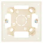 Коробка монтажная для накладного монтажа 1 модуль, слоновая кость