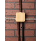 Коробка распаячная КМР-030-031 с крышкой (83х83х54) 7 мембранных вводов светлое дерево IP54 PROxima