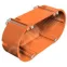Монтажная коробка для полых стен двойная,, 138x68x50