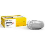 Светильник для ЖКХ НПП 1407 60Вт Е27 IP54 белый/овал ресничка | LNPP0-1407-1-060-K01 | IEK