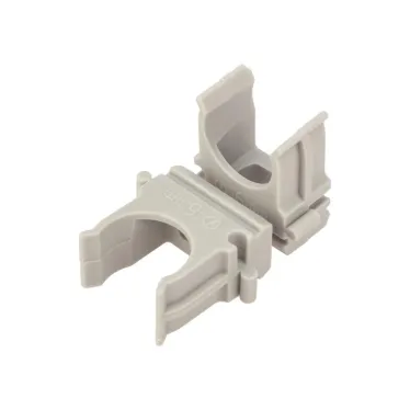 Крепеж-клипса для трубы 16 мм серая (10 шт./уп.), REXANT