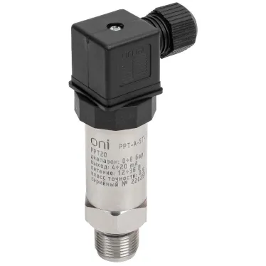 Преобразователь давления PPT20 0,5% 0-6Бар 4-20мА M20 DIN43650