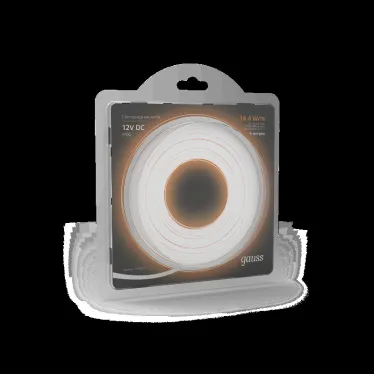 Лента светодиодная LED 5050/60-SMD 14.4 Вт/м 660 лм/м 3000К DC 12В IP66 10мм (блистер 5м) Black Gauss