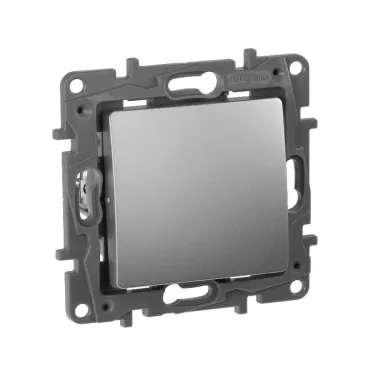 ETIKA Переключатель промежуточный винтовые клеммы 10 AX 250 В алюминий